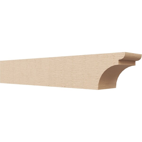 Ekena Millwork 4in. W x 4in. H x 24in. L Yorktown Woodgrain TimberThane Rafter Tail, Primed Tan RFTUR04X04X24YORRCPR - main